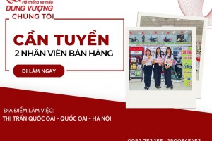 THÔNG BÁO TUYỂN DỤNG NHÂN VIÊN BÁN HÀNG